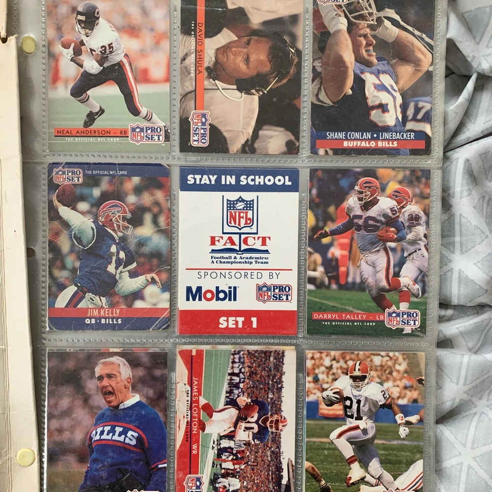 Football and basketball Cards Collection